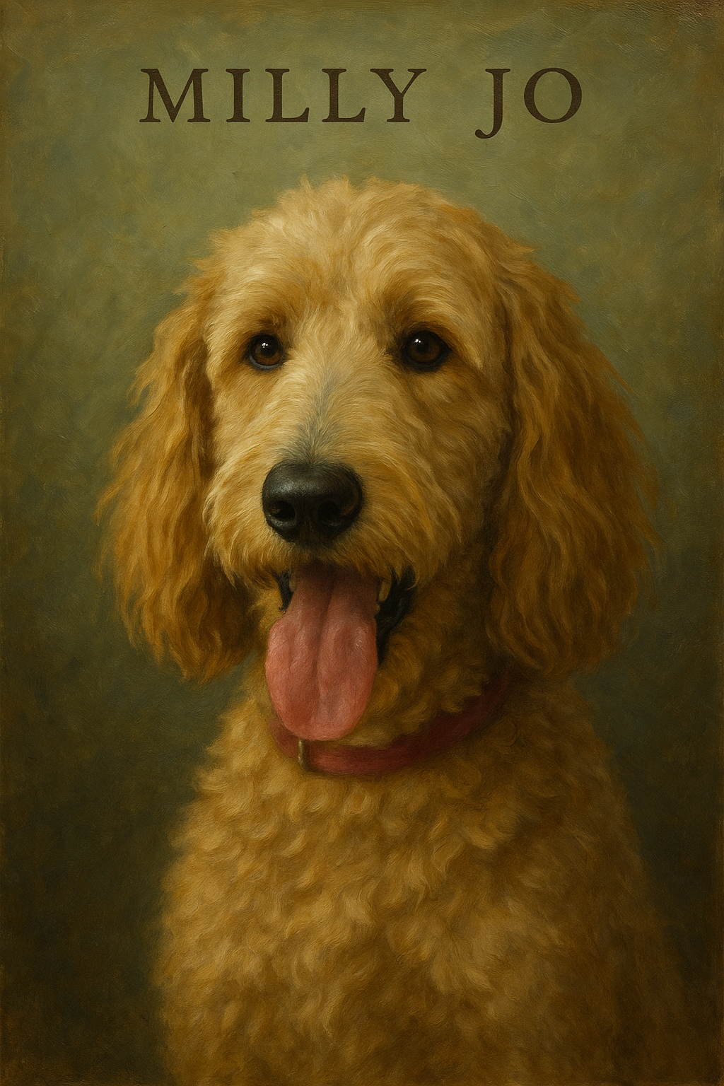 Oil Painting digital portrait